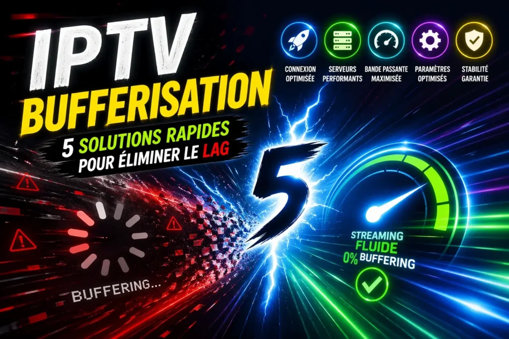 iptv bufferisation solutions rapides pour éliminer le lag et améliorer le streaming fluide sans interruption