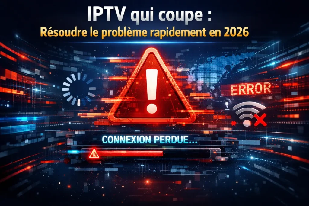 IPTV qui coupe : résoudre le problème rapidement en 2026 avec solutions efficaces pour éviter les interruptions IPTV
