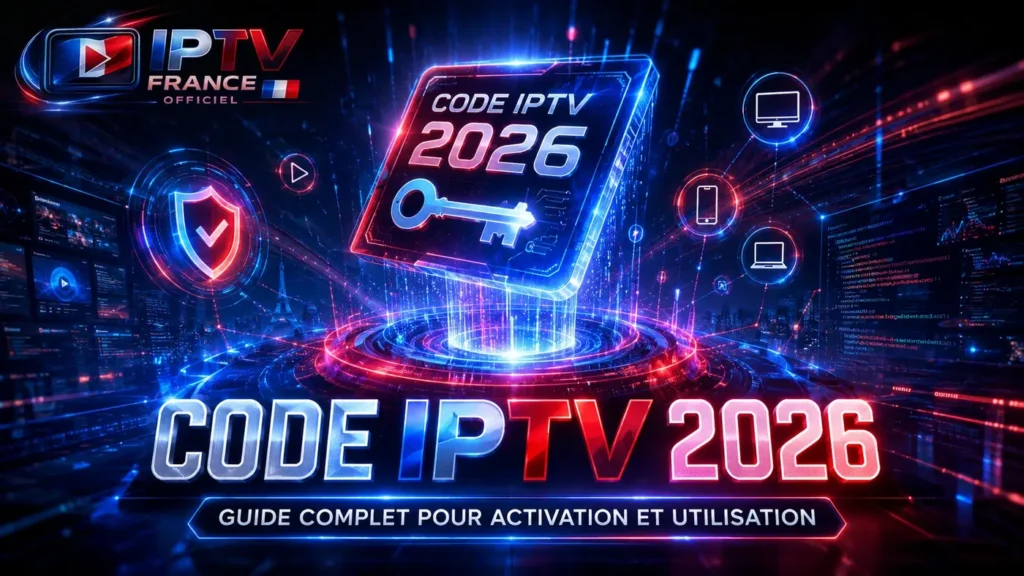 Code IPTV 2026 guide complet pour activation et utilisation avec activation sécurisée, connexion stable et accès multi-écrans.