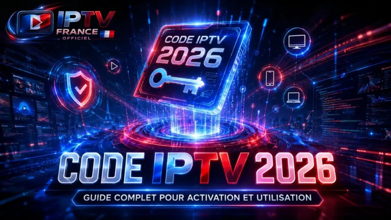 Code IPTV 2026 guide complet pour activation et utilisation avec activation sécurisée, connexion stable et accès multi-écrans.