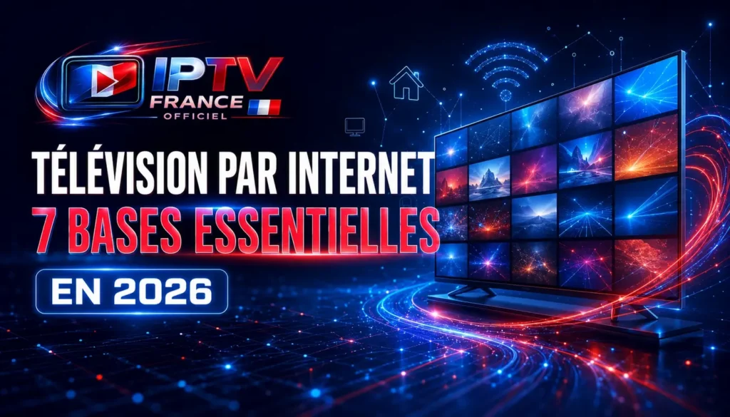 Télévision par Internet avec 7 bases essentielles pour regarder la TV en ligne en 2026