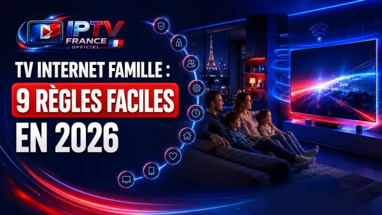 TV Internet famille avec 9 règles faciles en 2026
