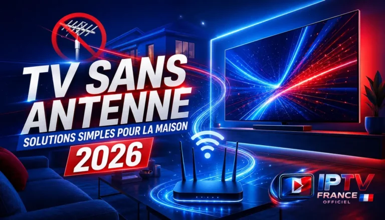 TV sans antenne dans une maison connectée avec télévision et routeur Wi-Fi en 2026