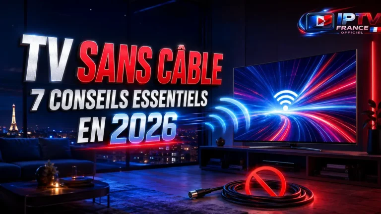 TV sans câble en 2026 avec télévision connectée en Wi-Fi