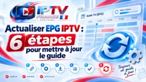 Actualiser EPG IPTV : 6 étapes pour mettre à jour le guide