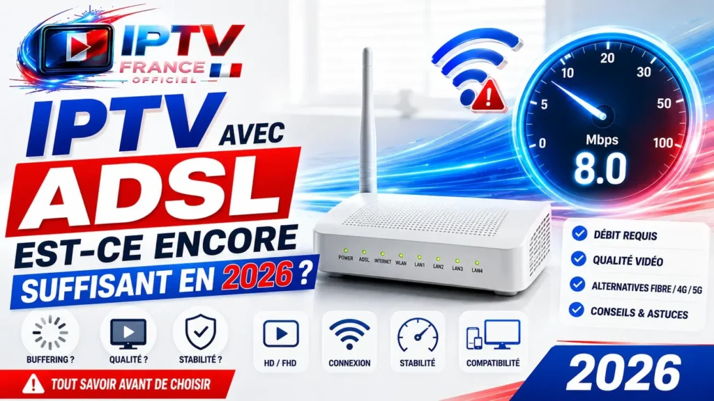 IPTV avec ADSL : est-ce encore suffisant en 2026
