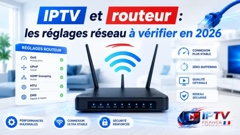 IPTV et routeur : réglages réseau à vérifier en 2026