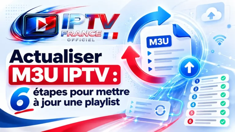 Actualiser M3U IPTV pour mettre à jour une playlist en 6 étapes