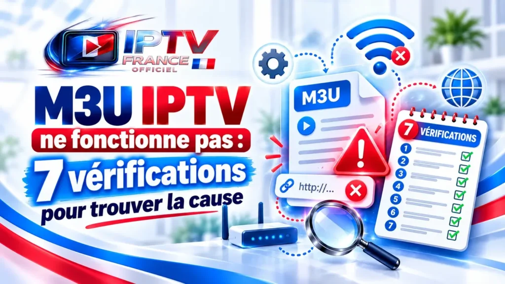 M3U IPTV ne fonctionne pas – 7 vérifications pour trouver la cause