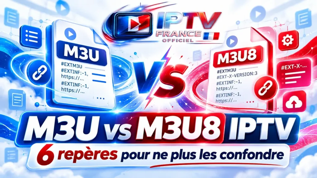 M3U vs M3U8 IPTV : 6 repères pour comprendre les différences